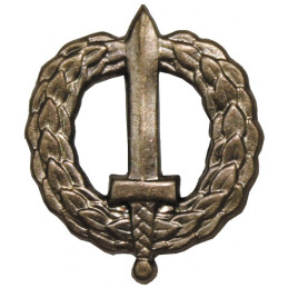 CZ/SK kovový odznak, bronz,